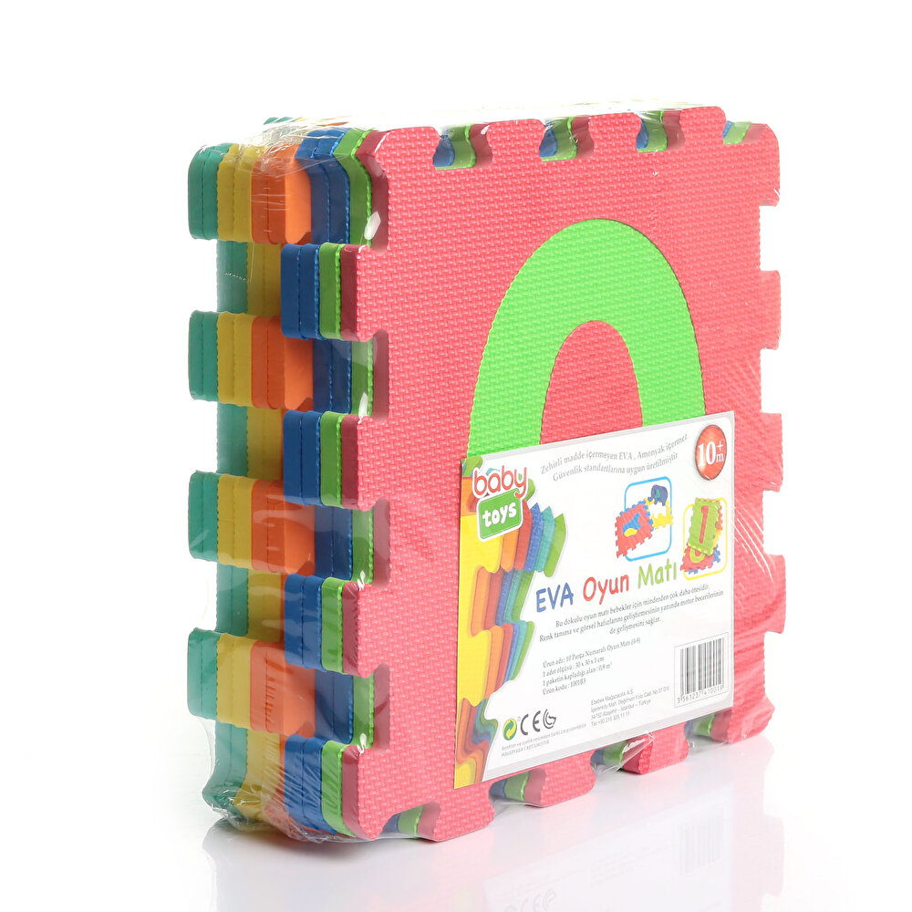 Eva 10 Parça Bebek Puzzle Oyun Matı Yer Karosu