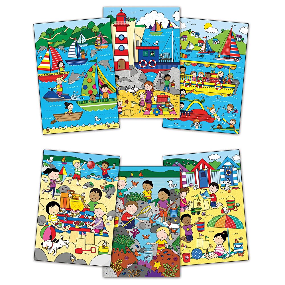Water Magic Sihirli Boyama Kitabı Deniz Kenarı +3 Yaş