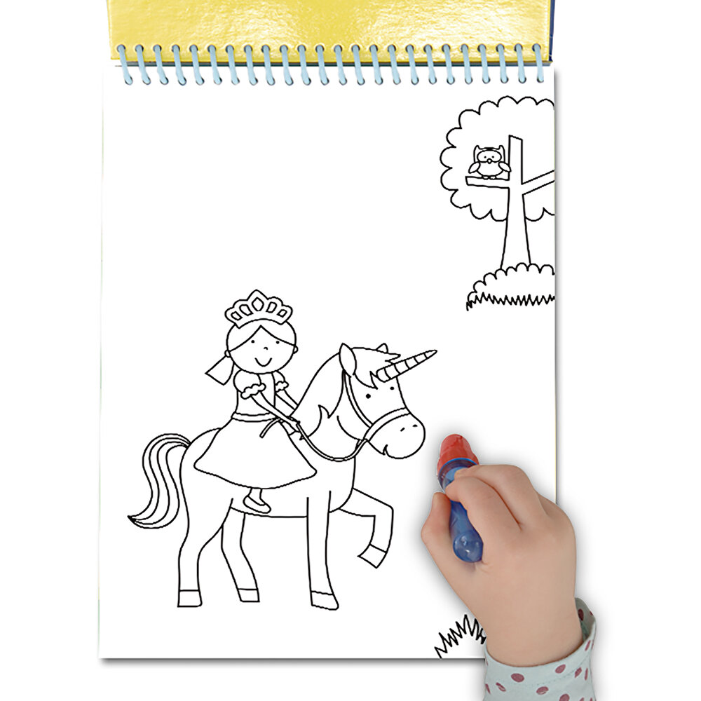 Water Magic Sihirli Boyama Kitabı Unicorns +3 Yaş