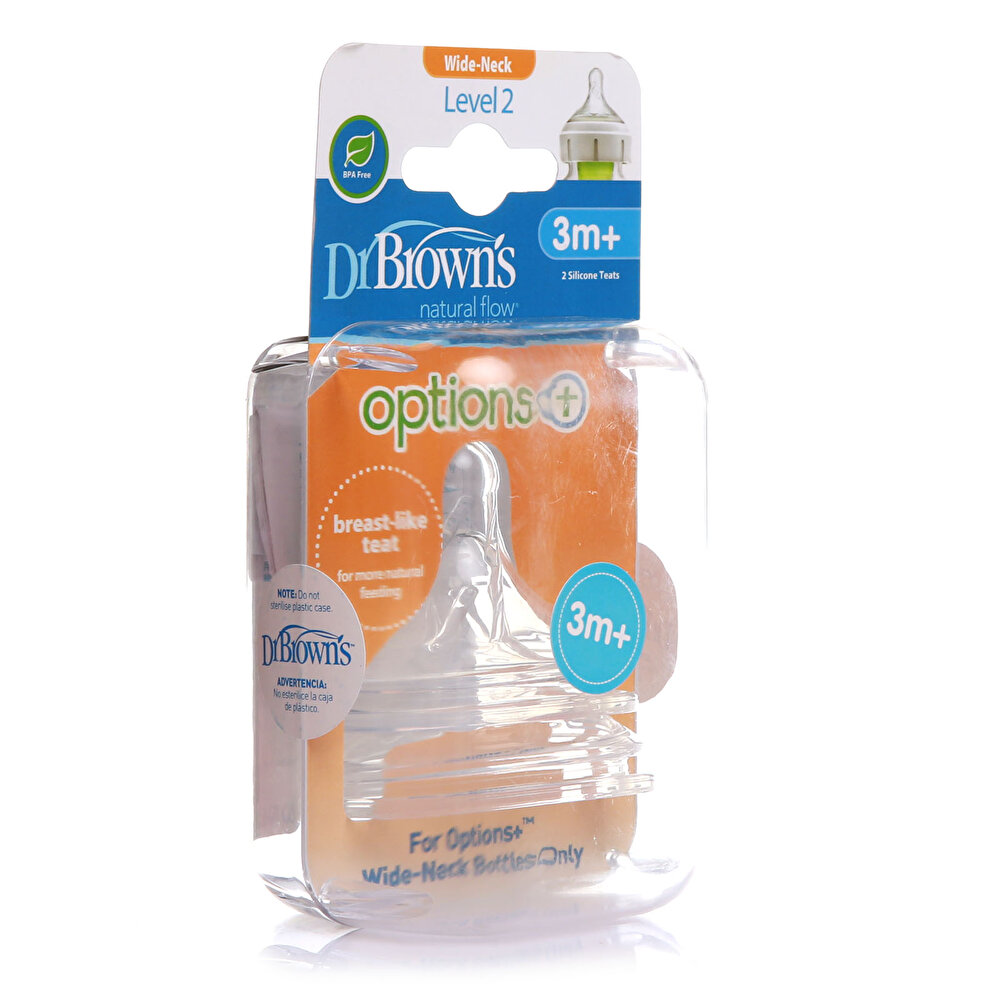 DB 2201 Dr Browns Geniş Ağız Options+ Biberon Emziği 3ay+