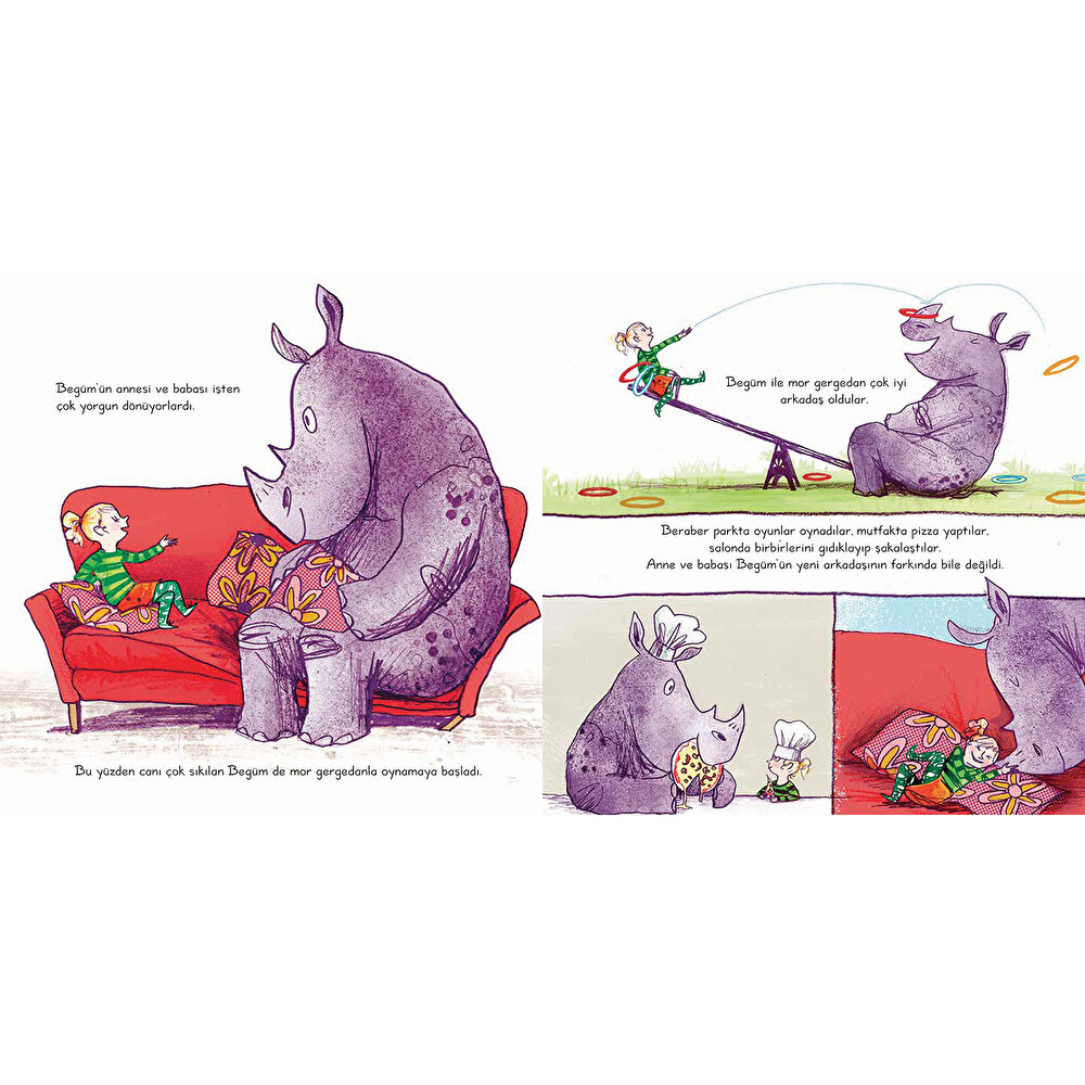 Gergedanlar Krep Yemez