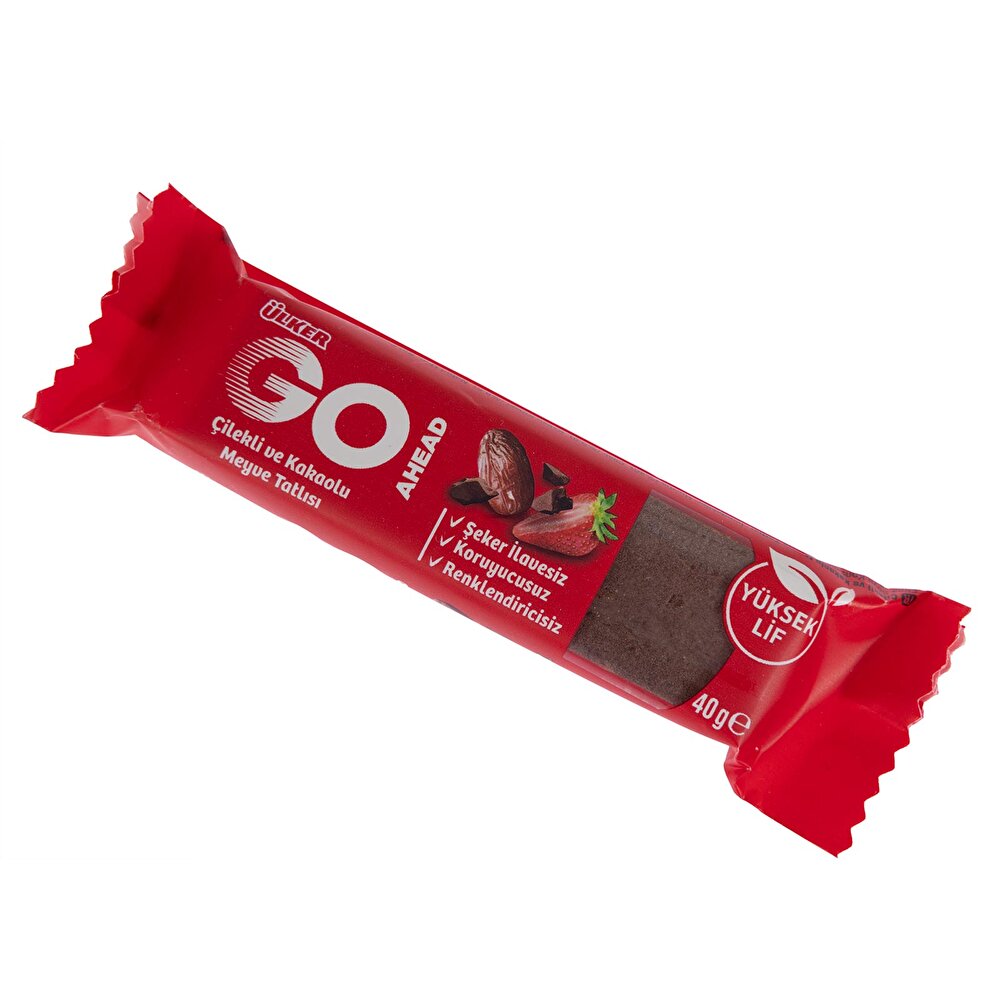 Go Ahead Çilekli & Kakaolu  Hurma Bar 40 gr.