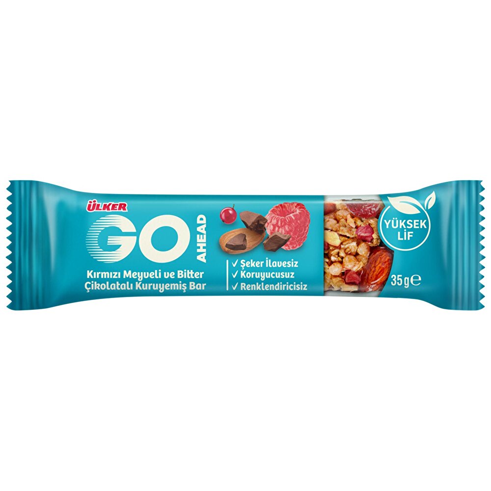 Go Ahead Kırmızı Meyveli Kuruyemiş Bar  35 gr.