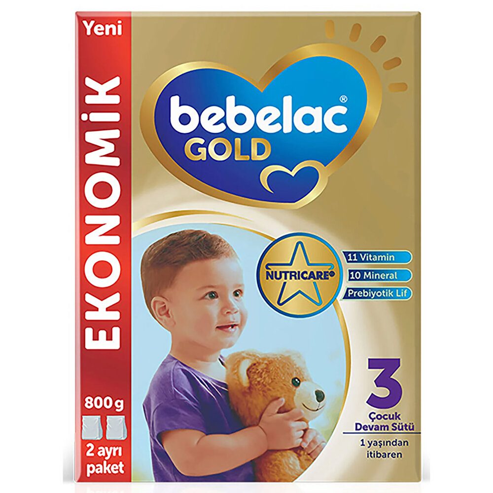 3 Çocuk Devam Sütü 800 gr 1+ Yaş