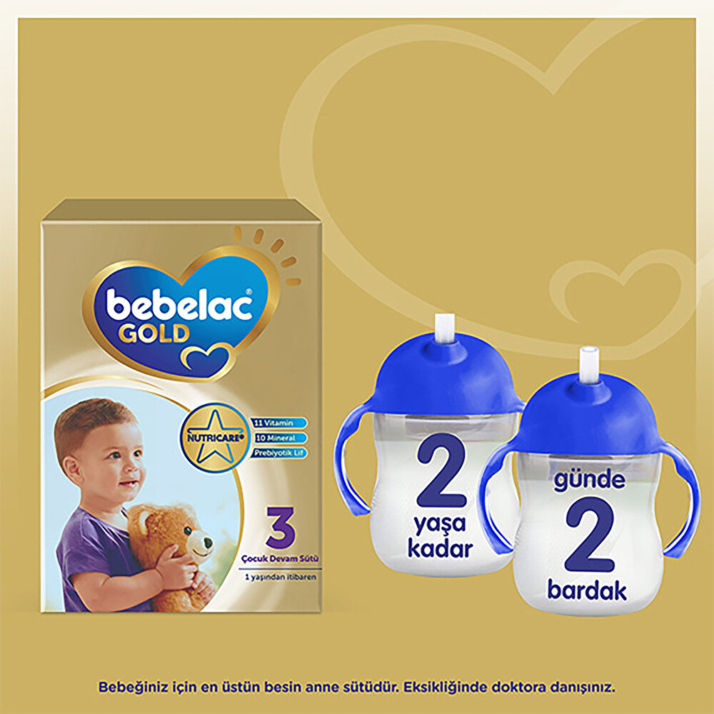3 Çocuk Devam Sütü 800 gr 1+ Yaş