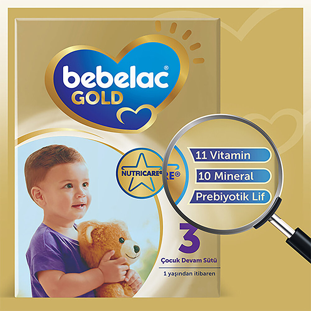 3 Çocuk Devam Sütü 800 gr 1+ Yaş