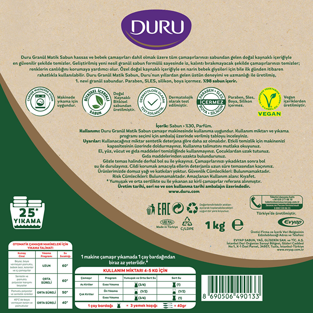 Granül Sabun Klasik 1000 gr