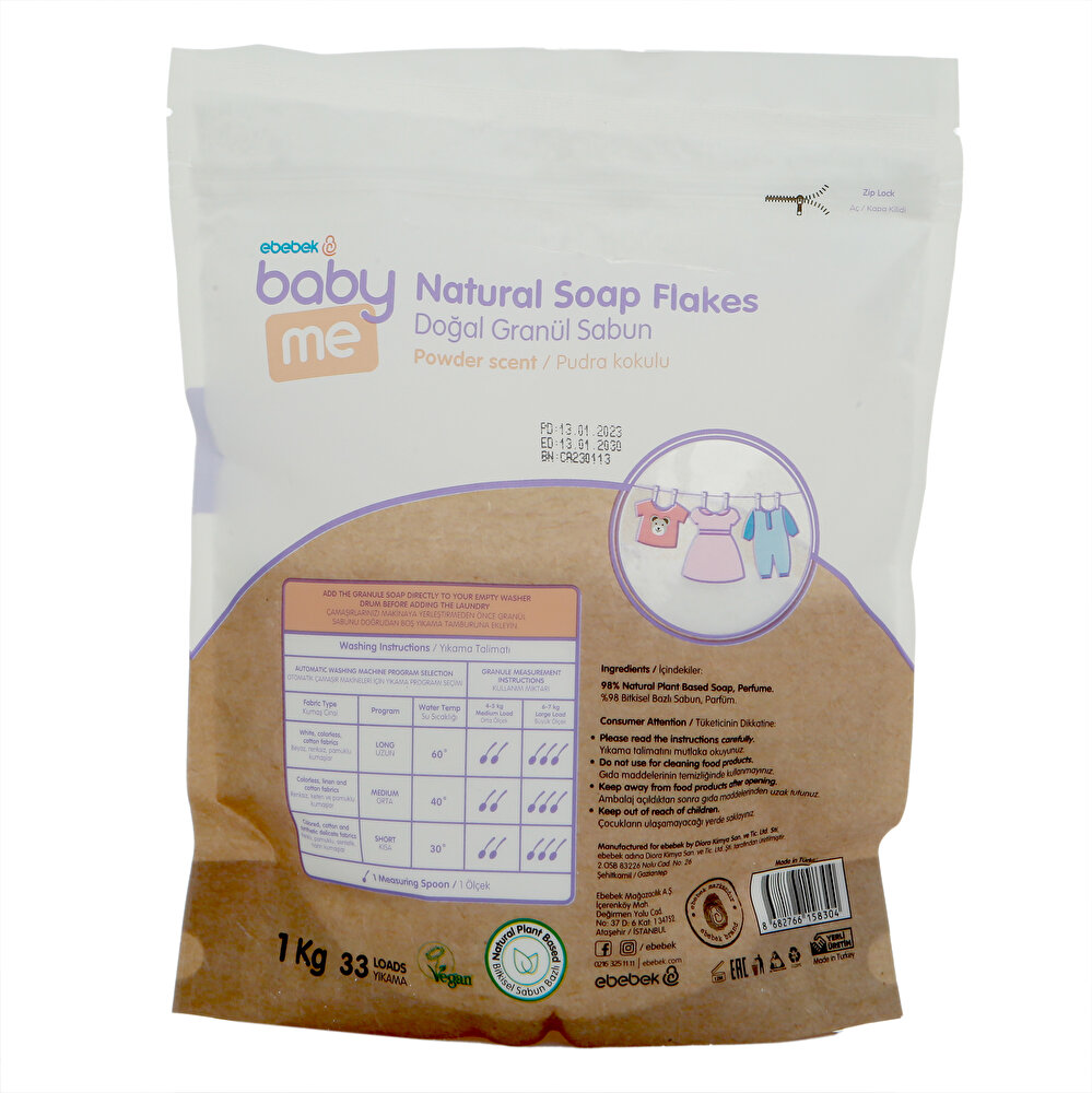 Granül Sabun Pudra Kokulu 1000 gr