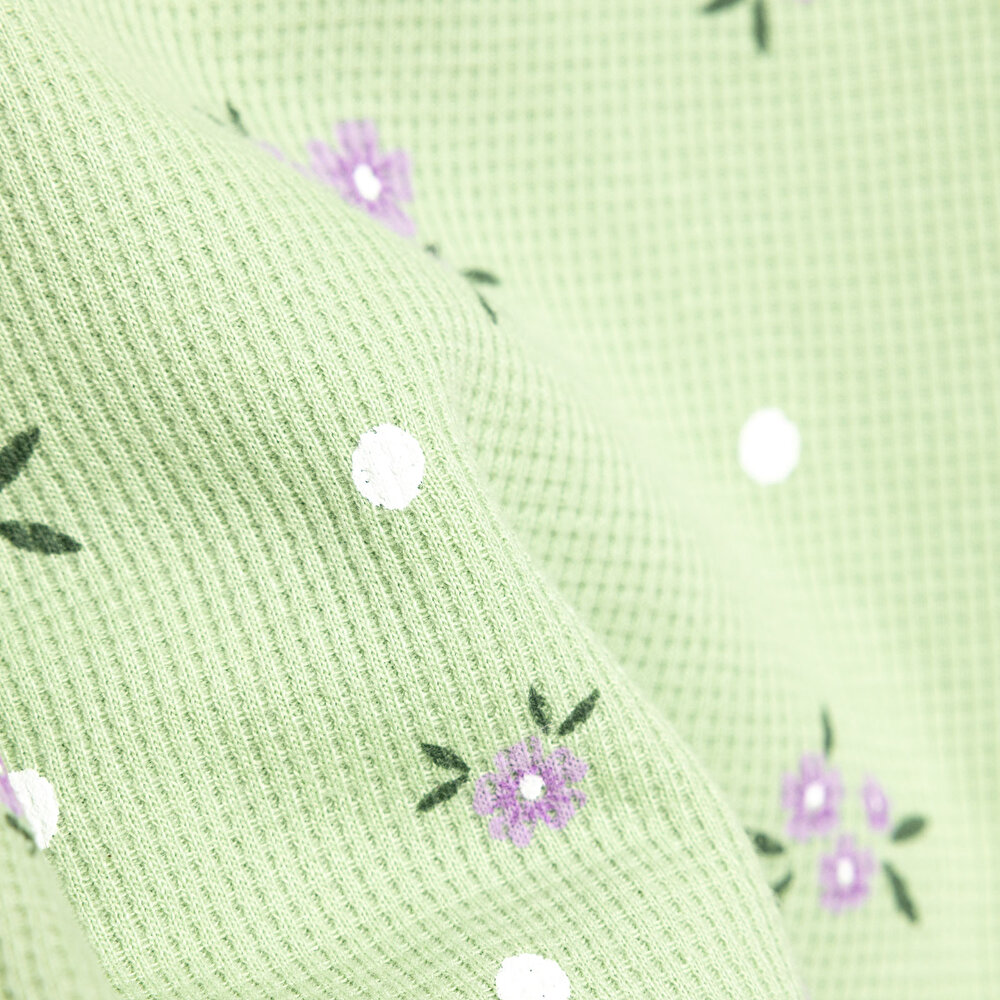 Green Lilac Kapüşonlu Sweatshirt - Tayt Takım Kız Bebek