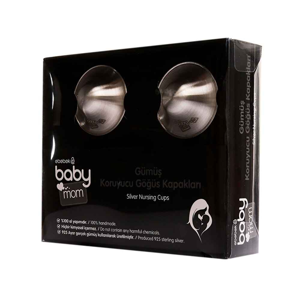 Gümüş Göğüs Ucu Koruyucu Kapak 2'li 925 Ayar