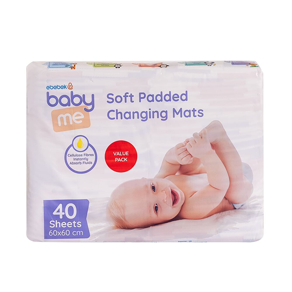 Pofuduk Alt Değiştirme Örtüsü 60x60 cm 40 adet