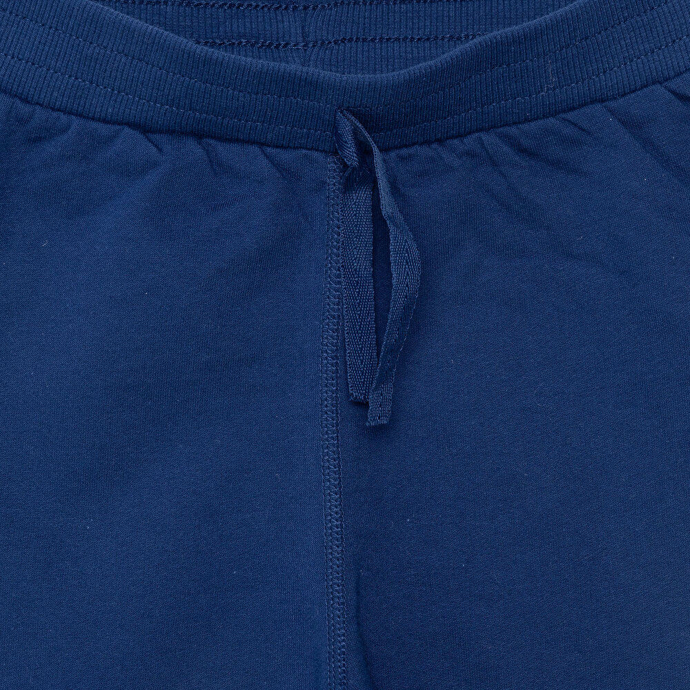 Erkek Bebek Eşofman Alt Şardonlu Kumaş Ribana Paça Gri