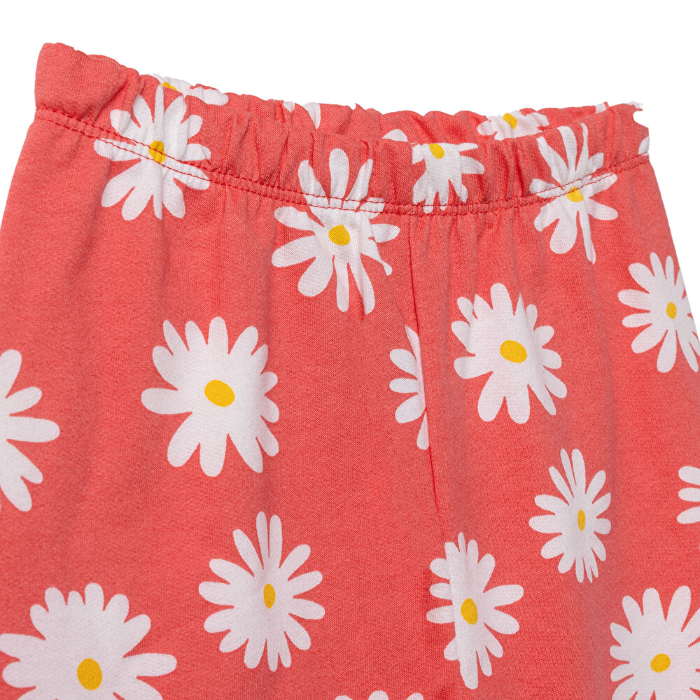 Kız Bebek Eşofman Takımı Bisiklet Yaka Uzun Kol Reçme Paça