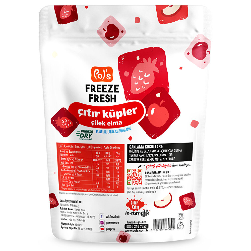 Freeze Fresh Çıtır Küpler 20gr