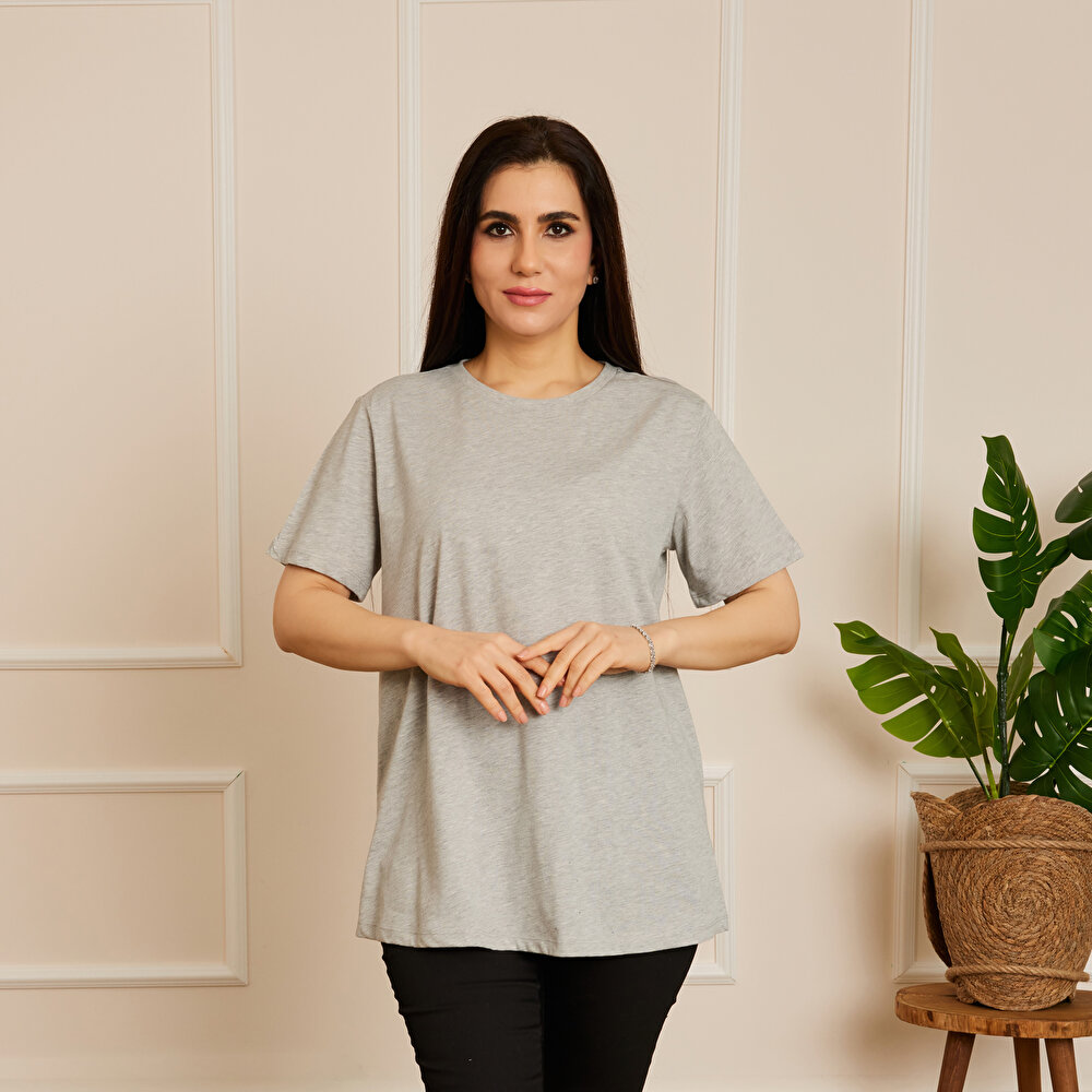 Hamile Basic Kısa Kol Tshirt Anne Giyim