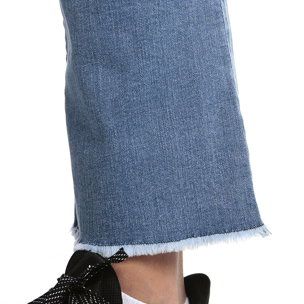 Hamile Denim Pantolon Geniş Paça
