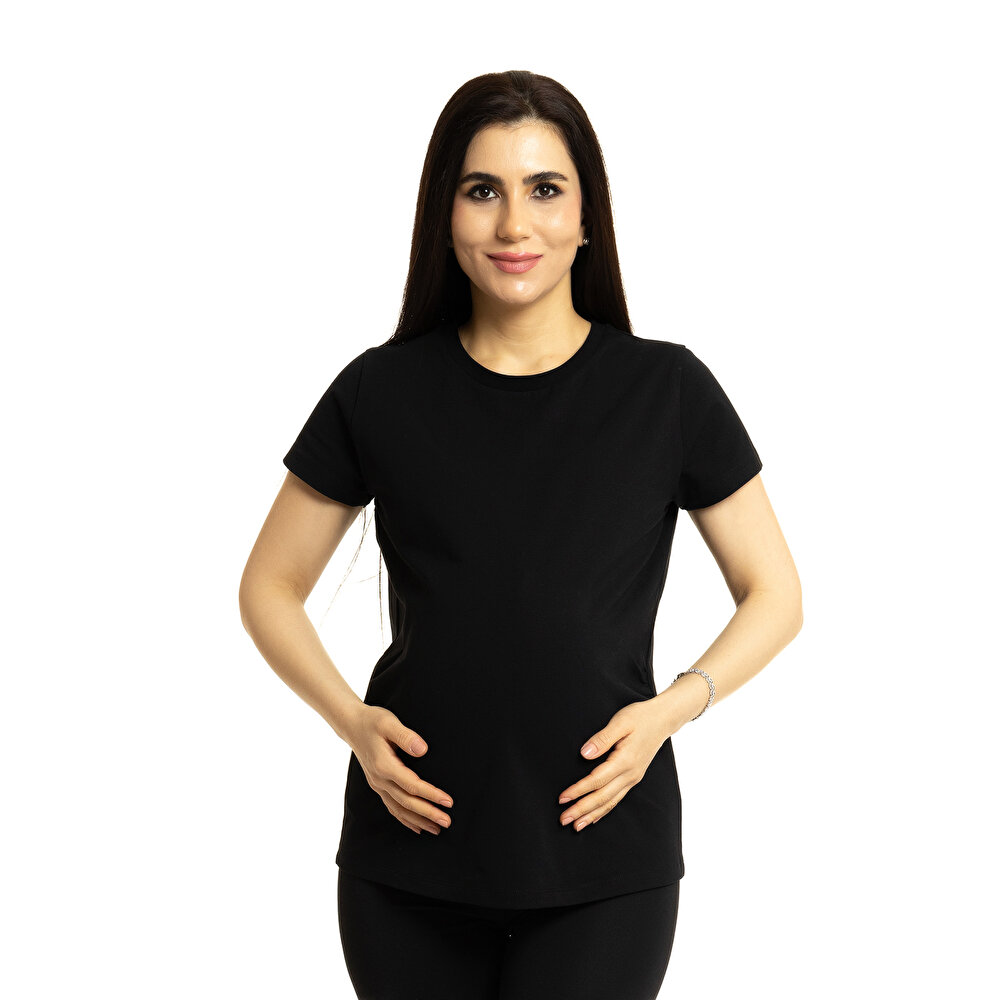 Hamile Kısa Kol Tshirt Anne Giyim