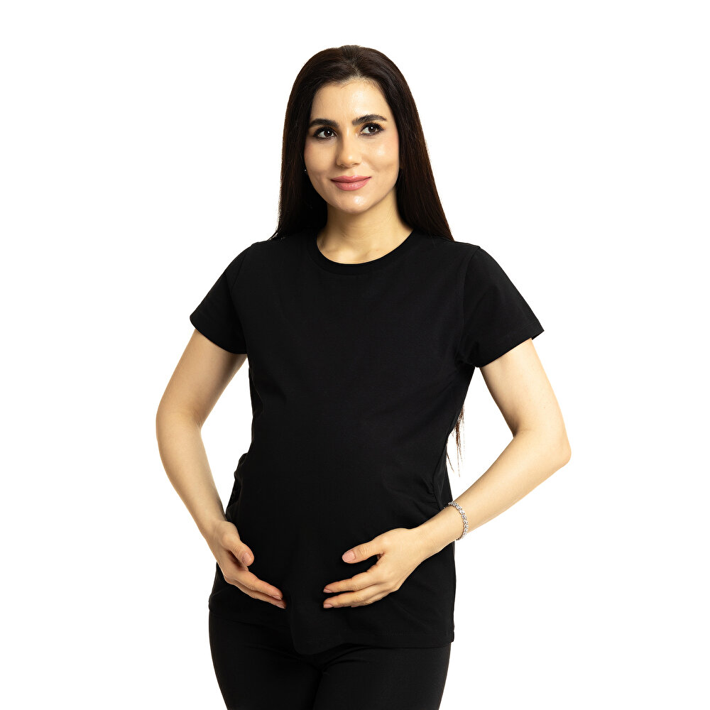 Hamile Kısa Kol Tshirt Anne Giyim