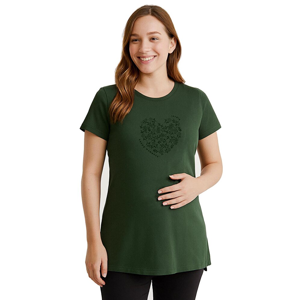 Hamile Kısa Kol Tshirt