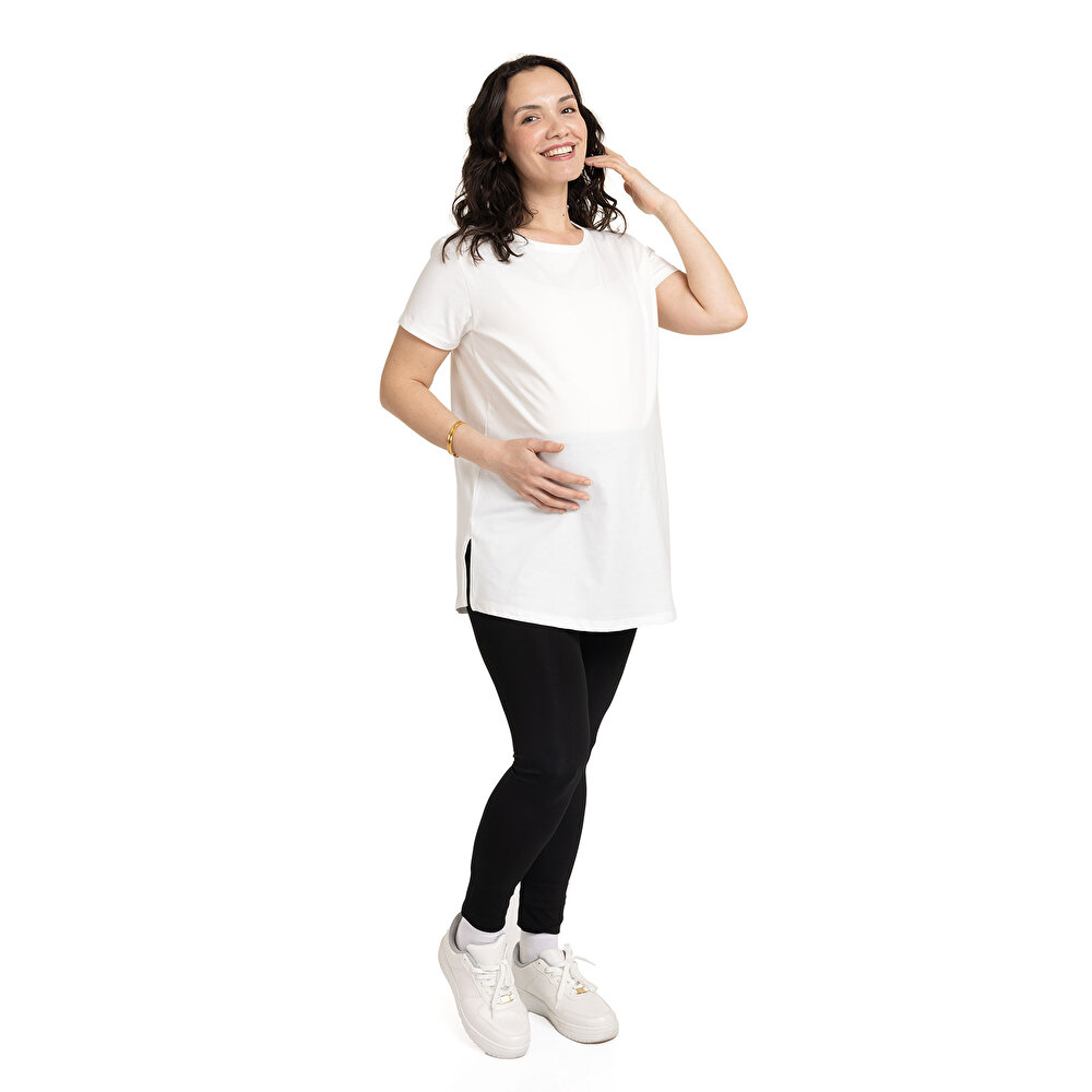 Hamile Kısa Kol Tshirt