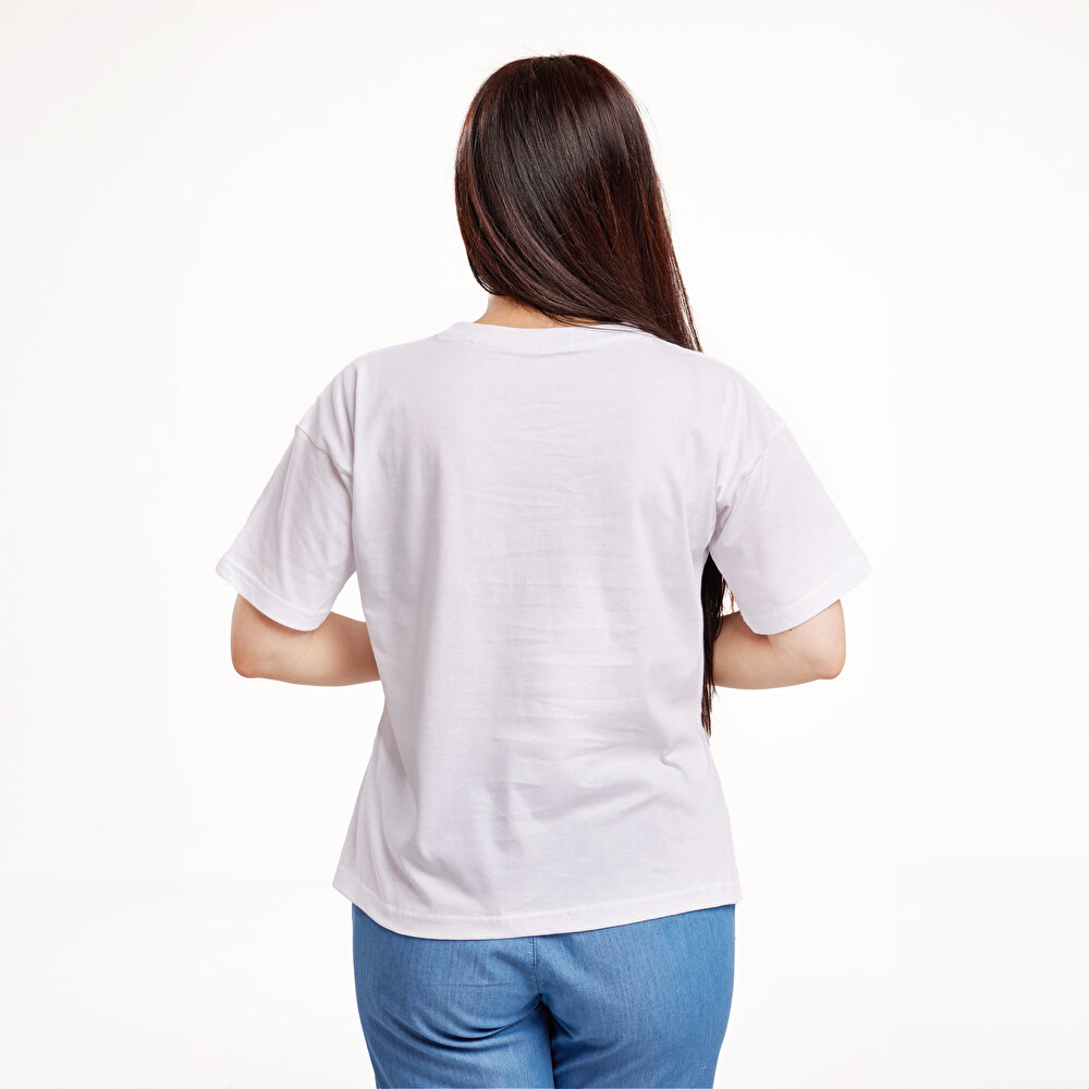 Hamile Love Baskılı Kısa Kol Tshirt Anne Giyim