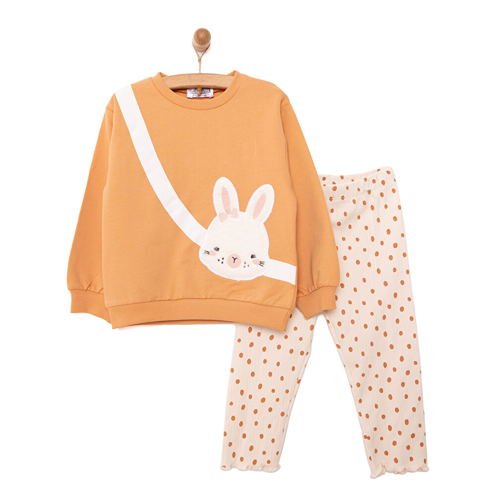 Happy Animals Sweatshirt - Tayt Kız Bebek
