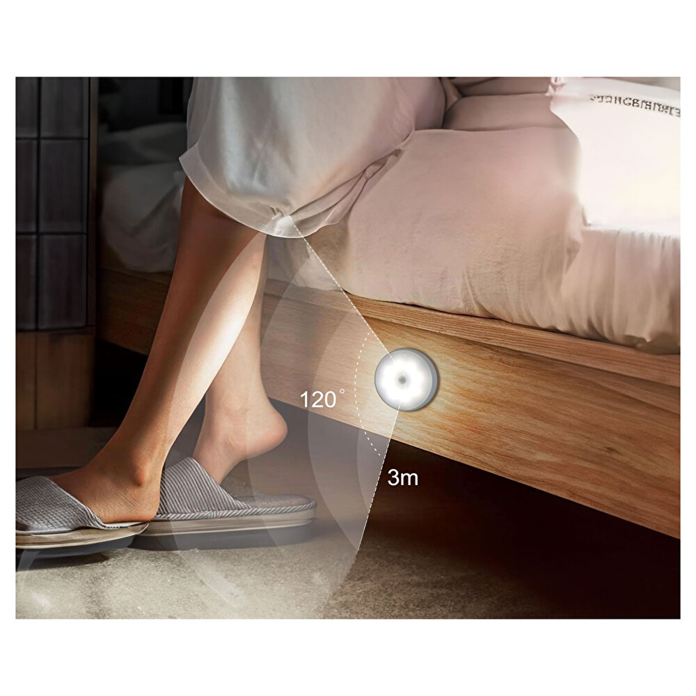Hareket Sensörlü ve Taşınabilir Led Gece Lambası