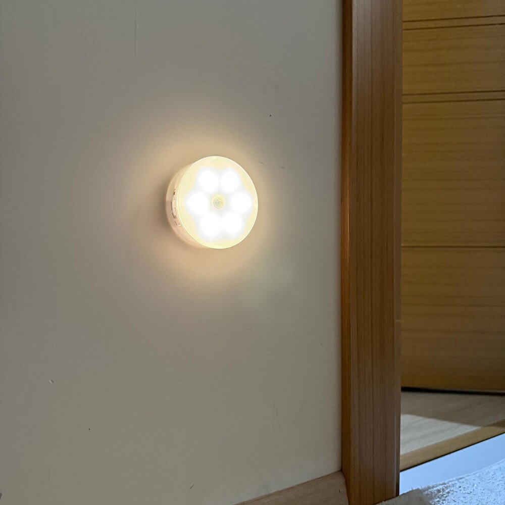 Hareket Sensörlü ve Taşınabilir Led Gece Lambası