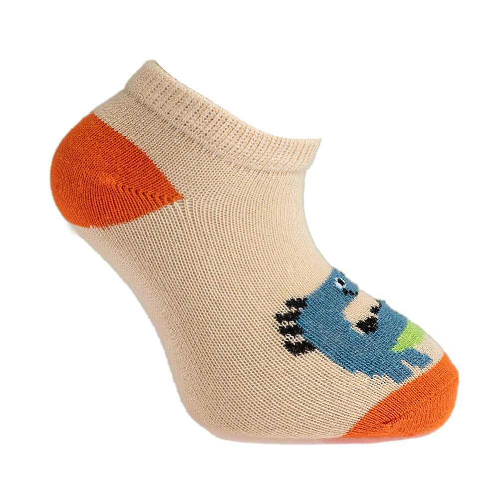 Hayvan Desenli 3'lü Bilek Çorap Erkek Bebek