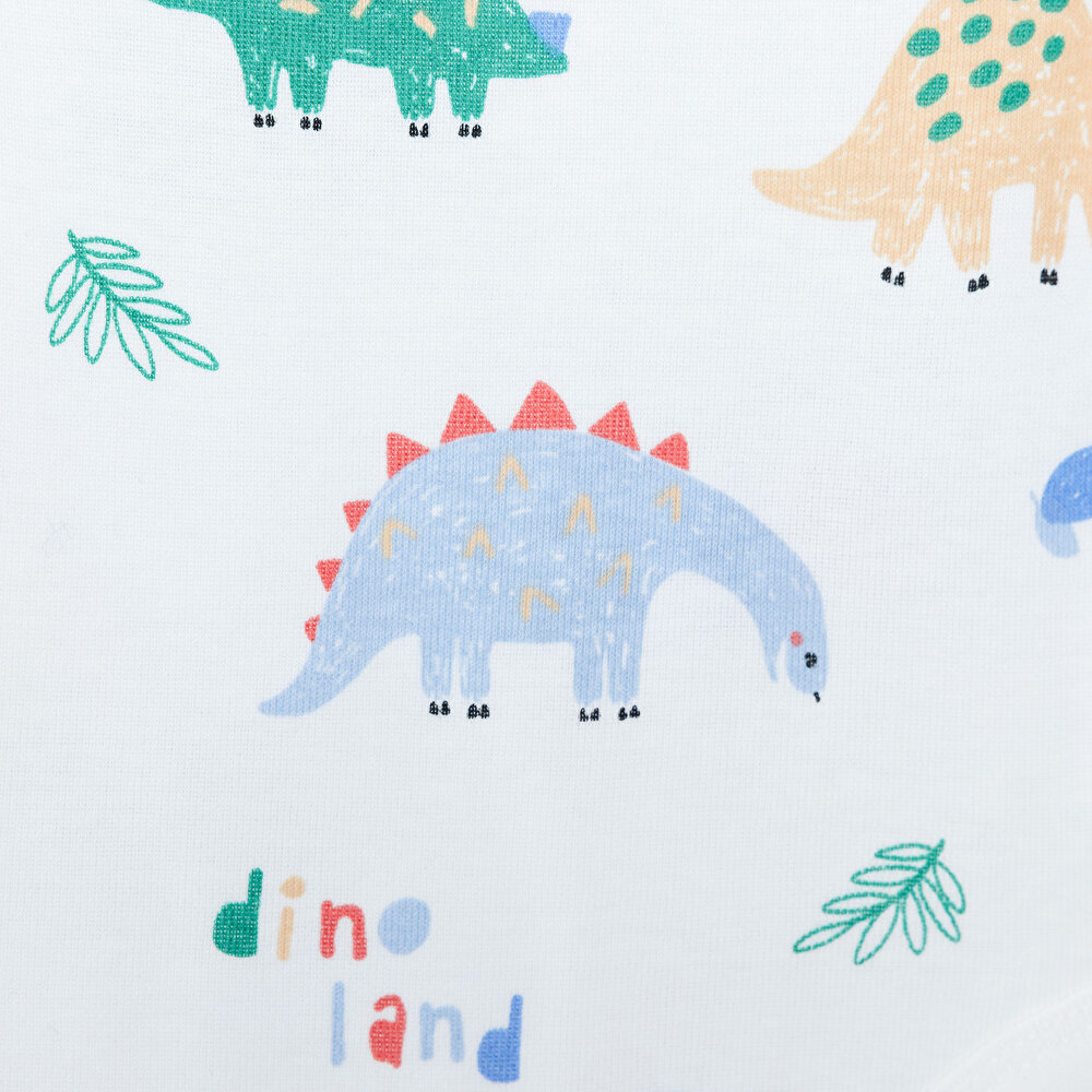 Hayvan Desenli Kısa Kol Body Erkek Bebek