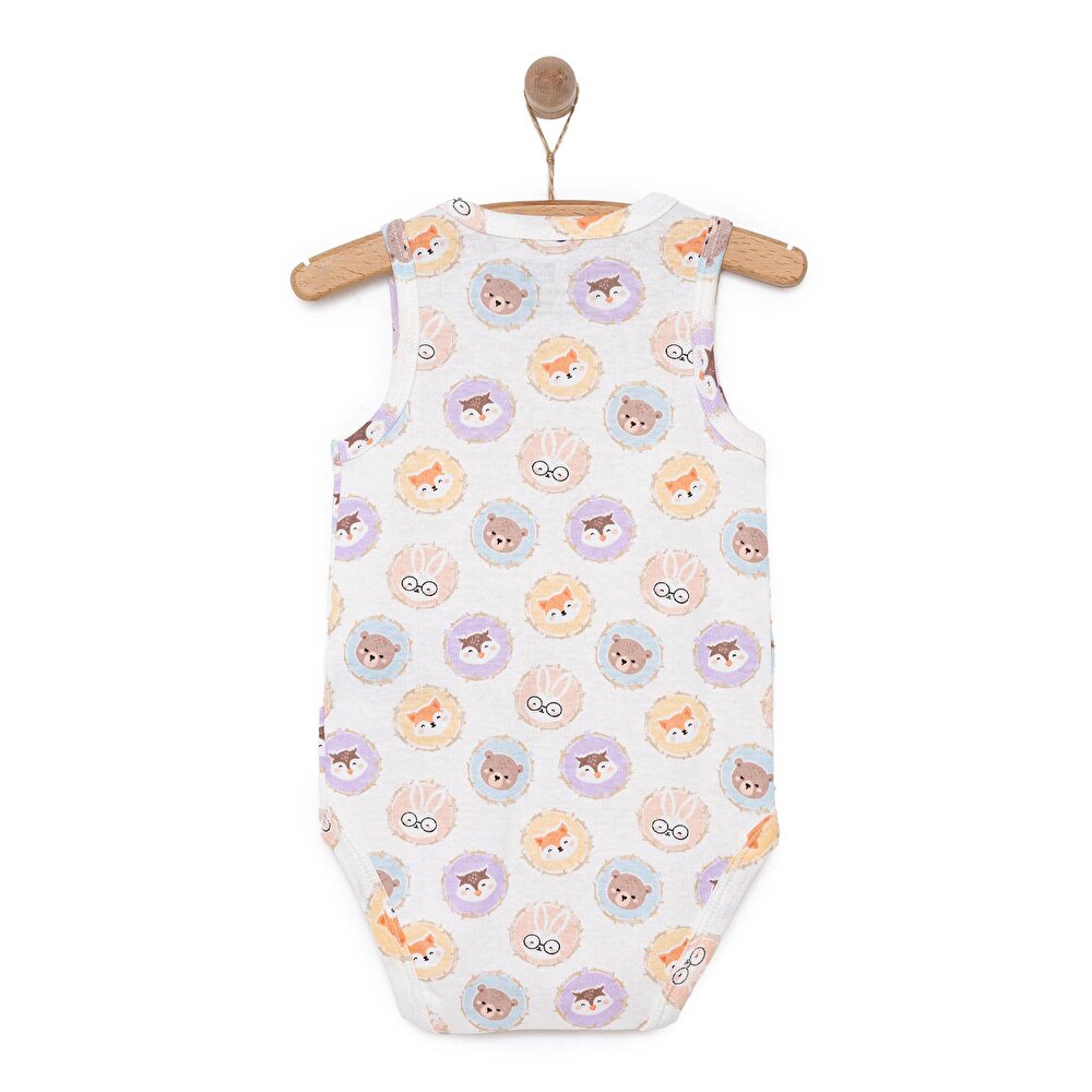 Hayvanlar Desenli Atlet Body