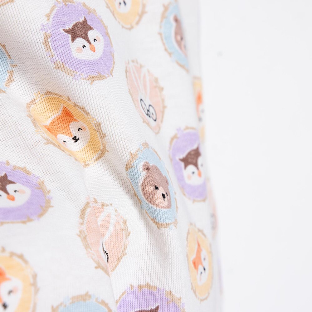 Hayvanlar Desenli Atlet Body