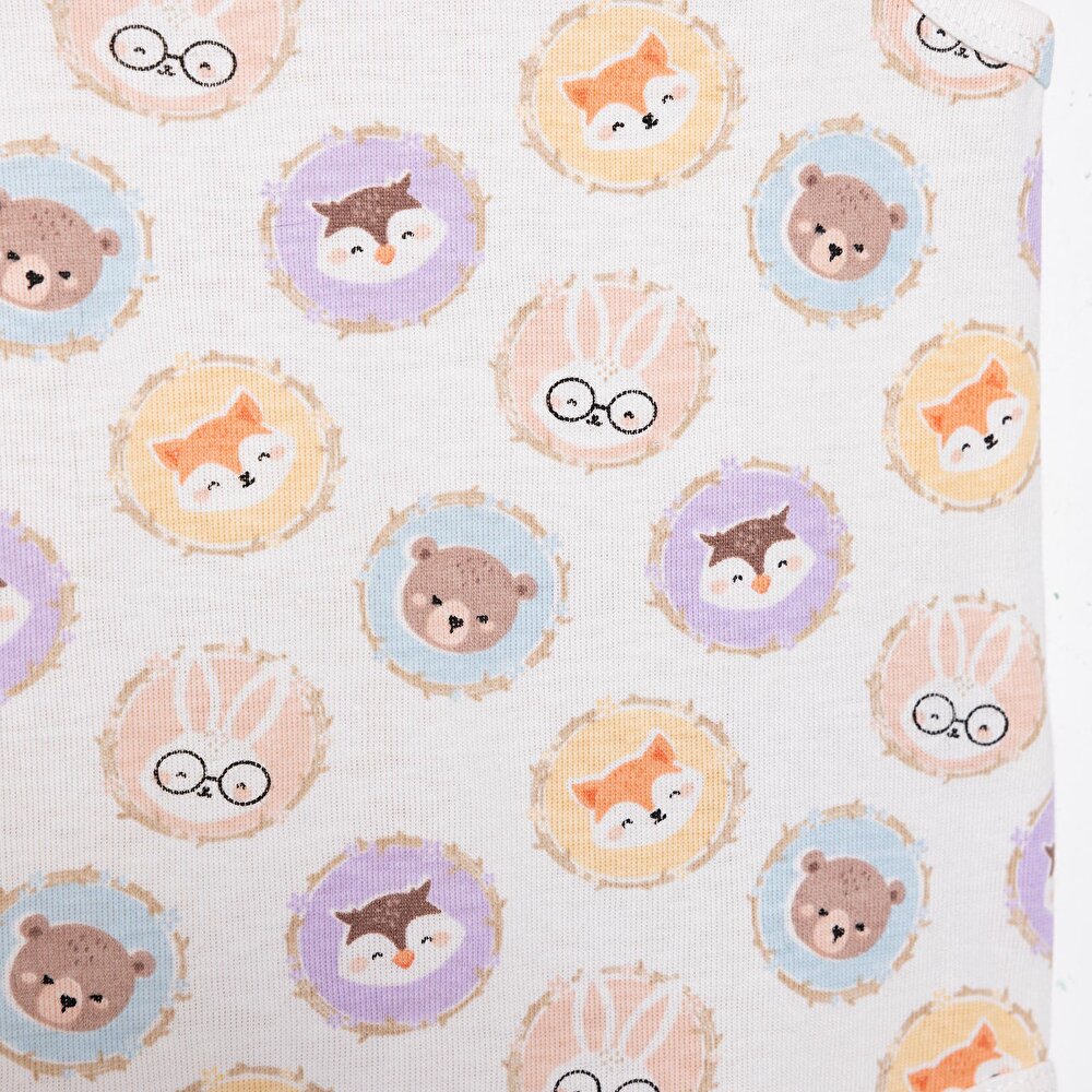 Hayvanlar Desenli Atlet Body