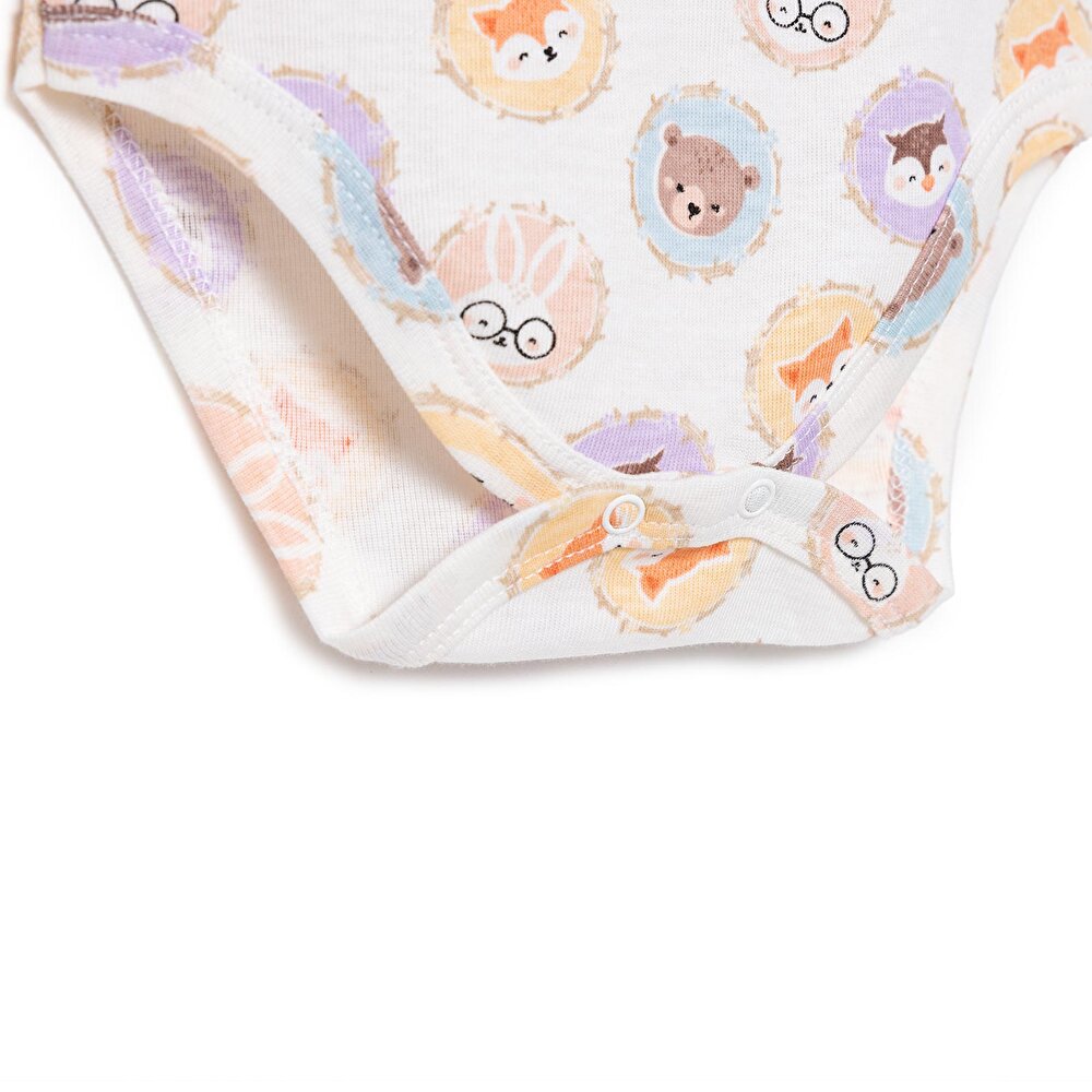 Hayvanlar Desenli Atlet Body