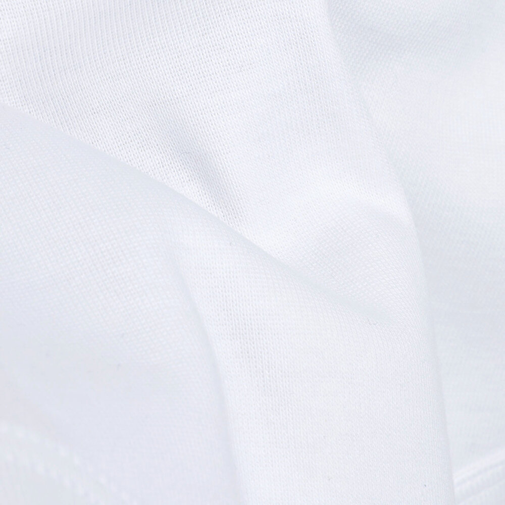 Unisex 5'li Uzun Kollu Body Ribana Kumaş Çıtçıtlı Zıbın Zarf Yaka Uzun Kollu Beyaz