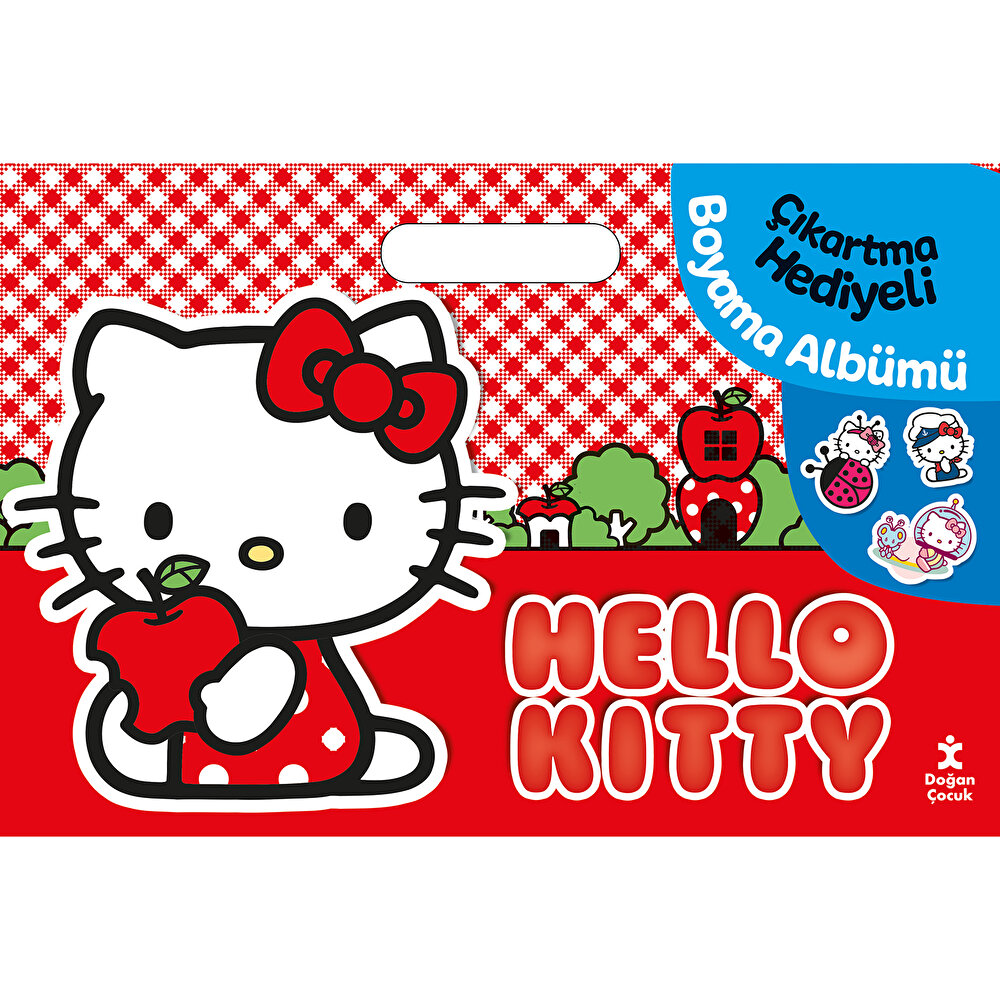 Hello Kitty Çıkartma Hediyeli Boyama Albümü