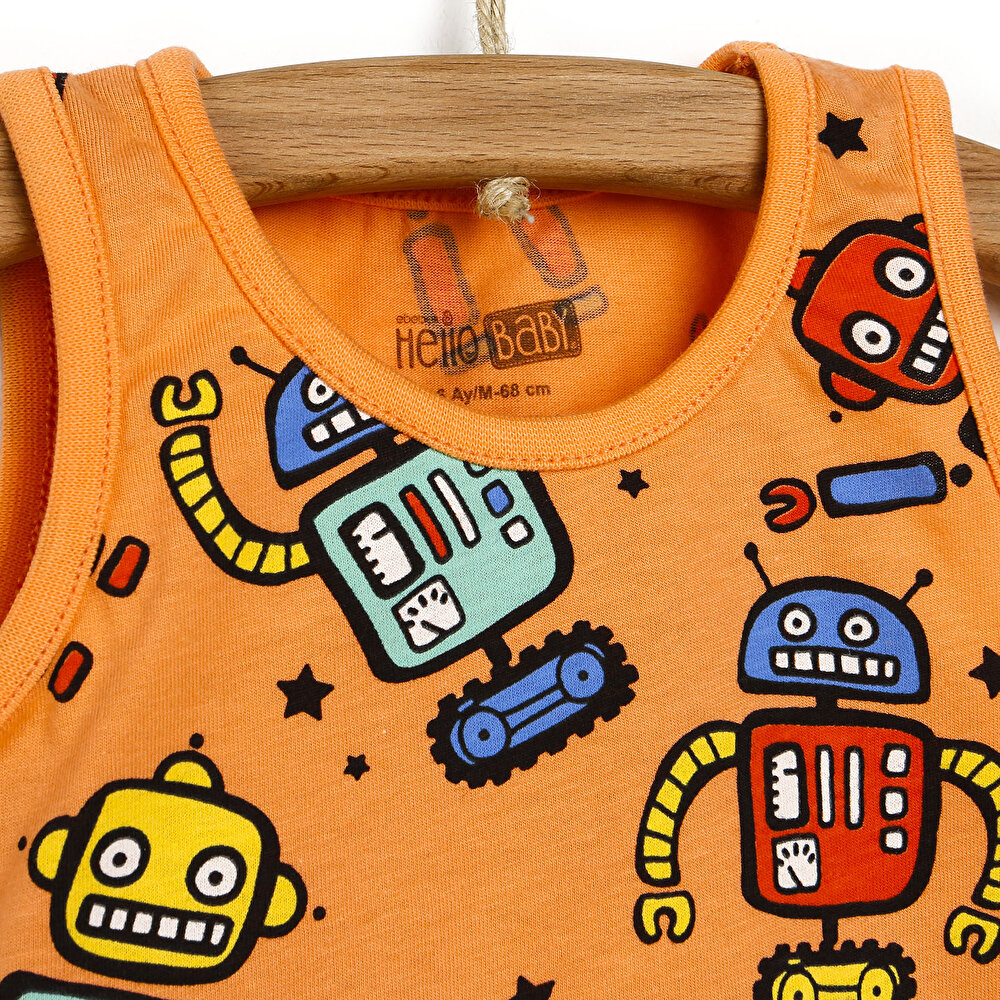 Basic Erkek Bebek Atlet Tshirt