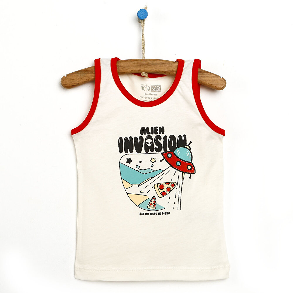 Basic Erkek Bebek Atlet Tshirt