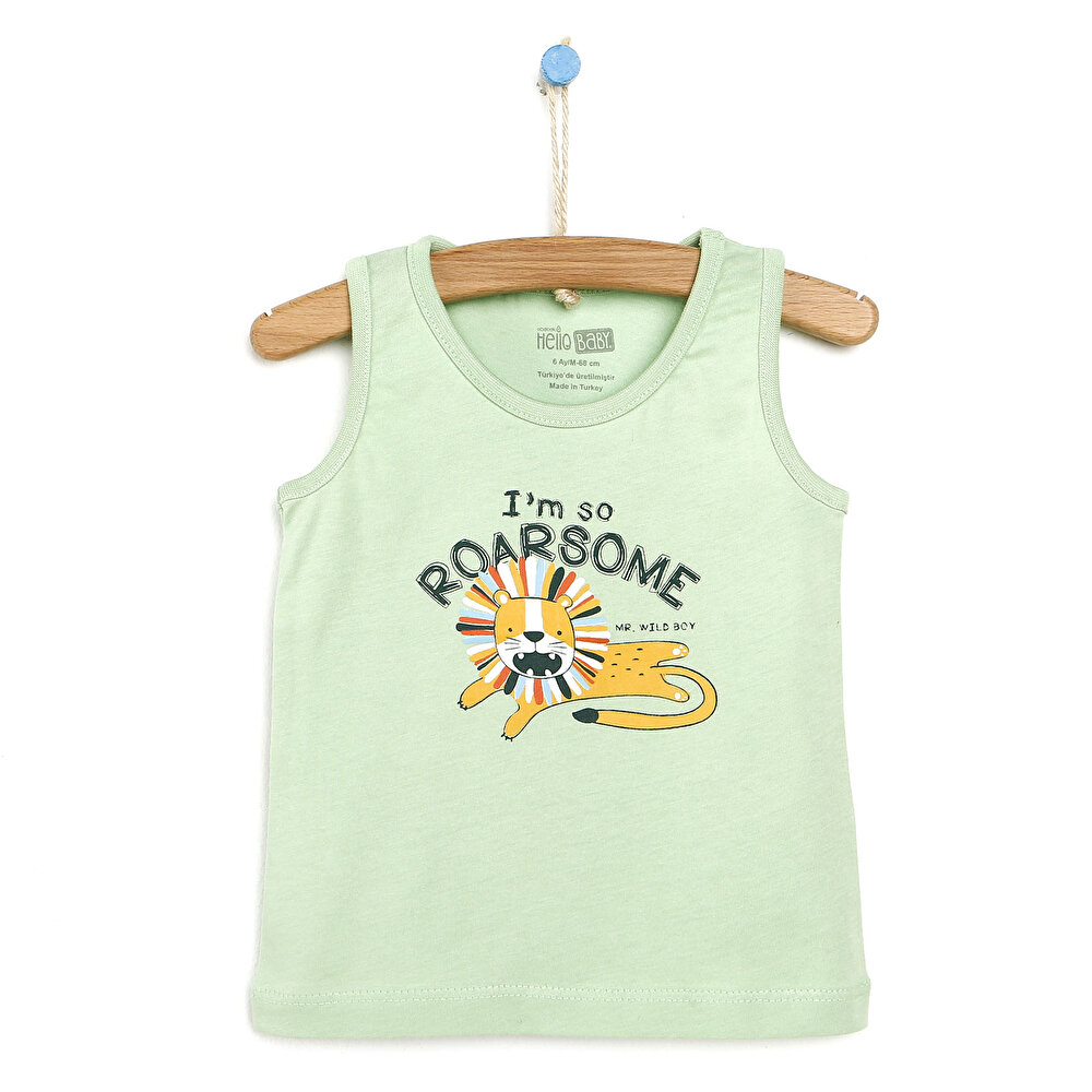 Basic Erkek Bebek Atlet Tshirt