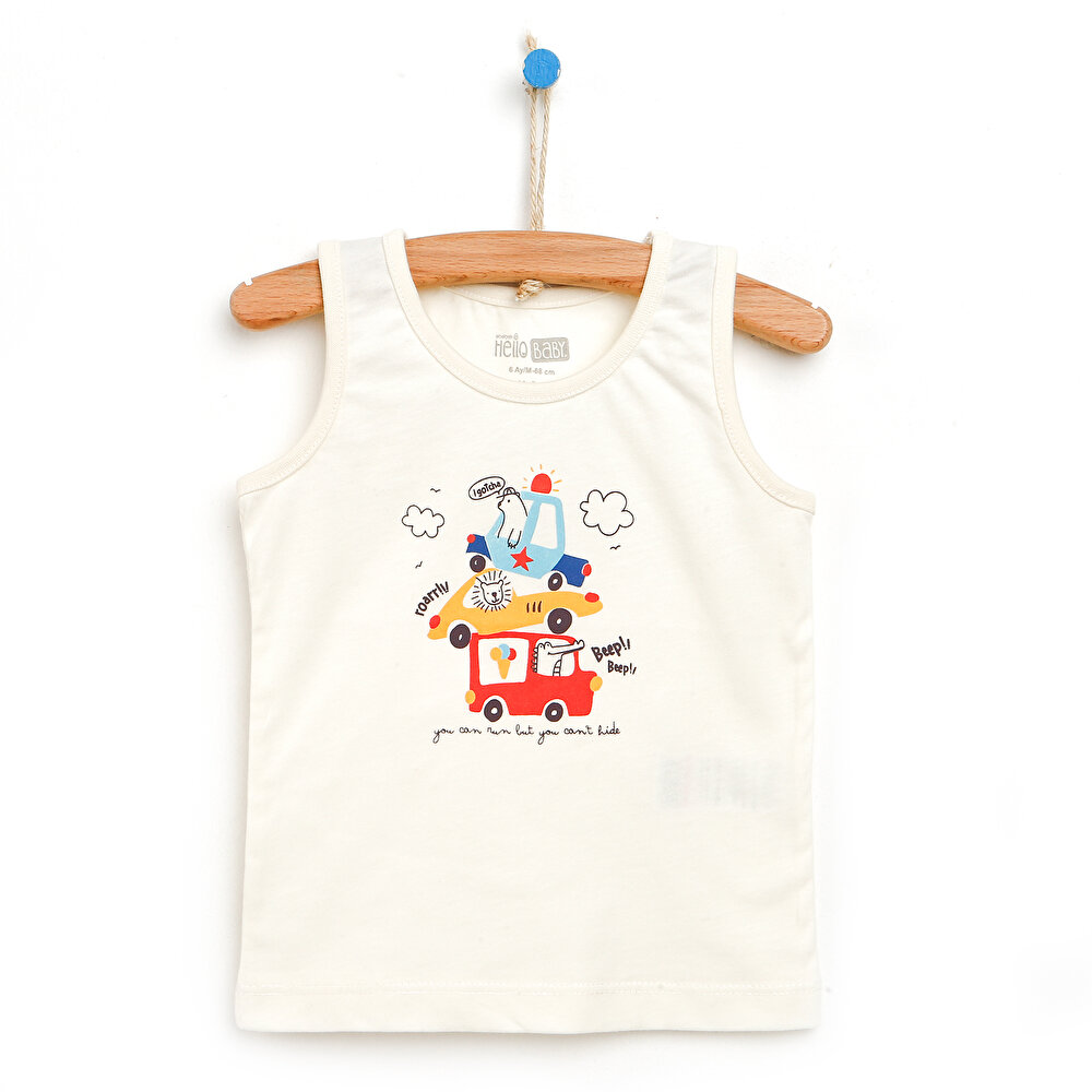 Basic Erkek Bebek Atlet Tshirt