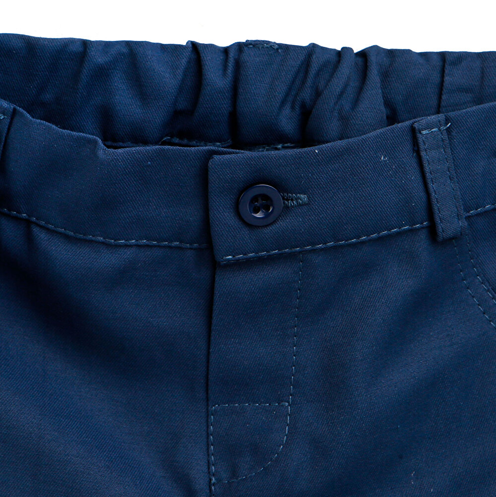 Basic Erkek Bebek Polo Yakalı Gömlek-Şort Takım Erkek Bebek