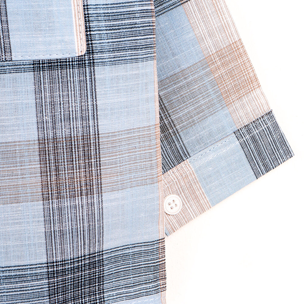 Basic Erkek Bebek Kareli Gömlek Erkek Bebek