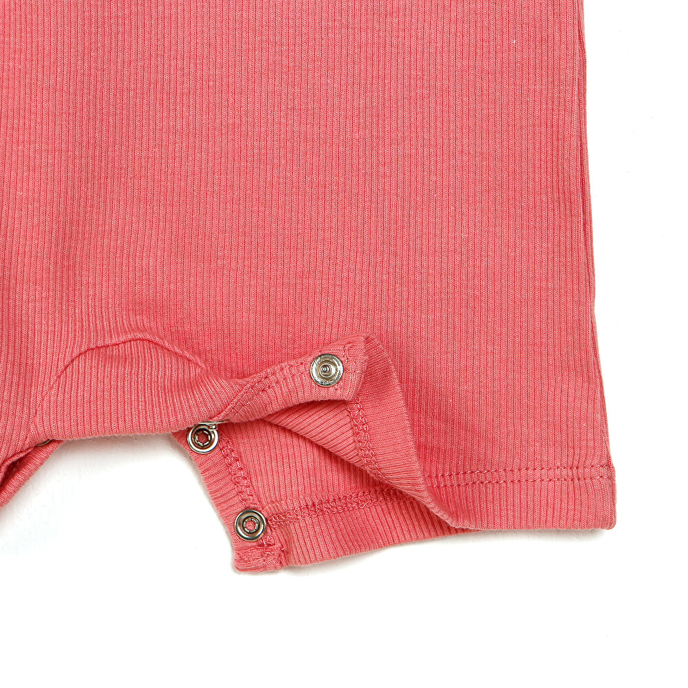 Basic Fırfır Askılı Kısa Tulum Kız Bebek