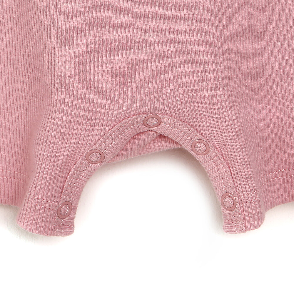 Basic Fırfır Askılı Kısa Tulum Kız Bebek