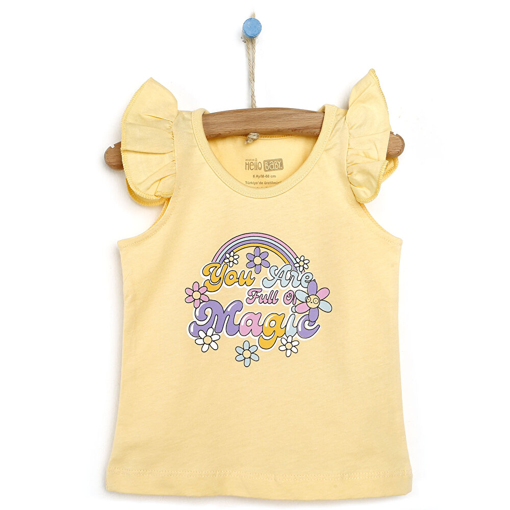 Basic Kız Bebek Atlet Tshirt Kız Bebek