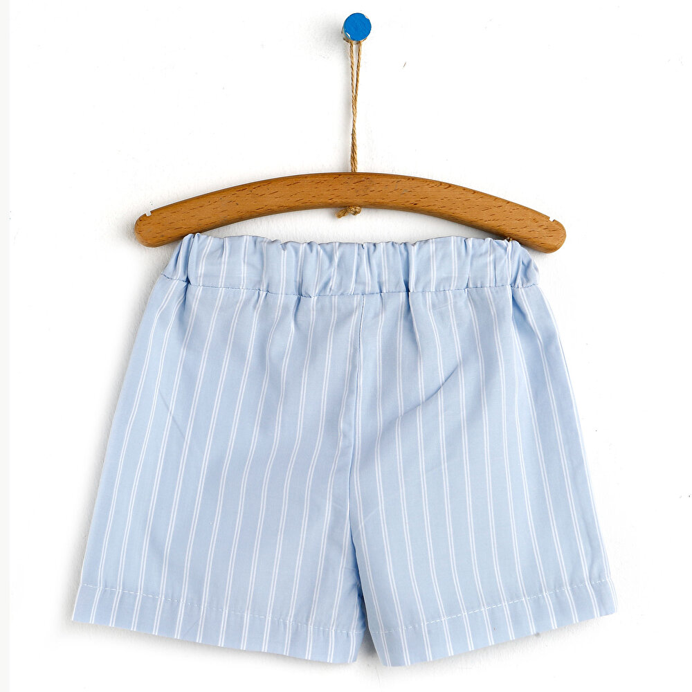 Basic Kız Bebek Çizgili Şort Kız Bebek