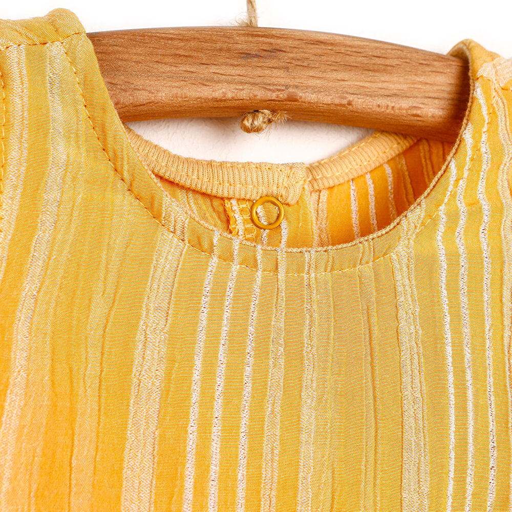 Basic Kız Bebek Fırfırlı Elbise