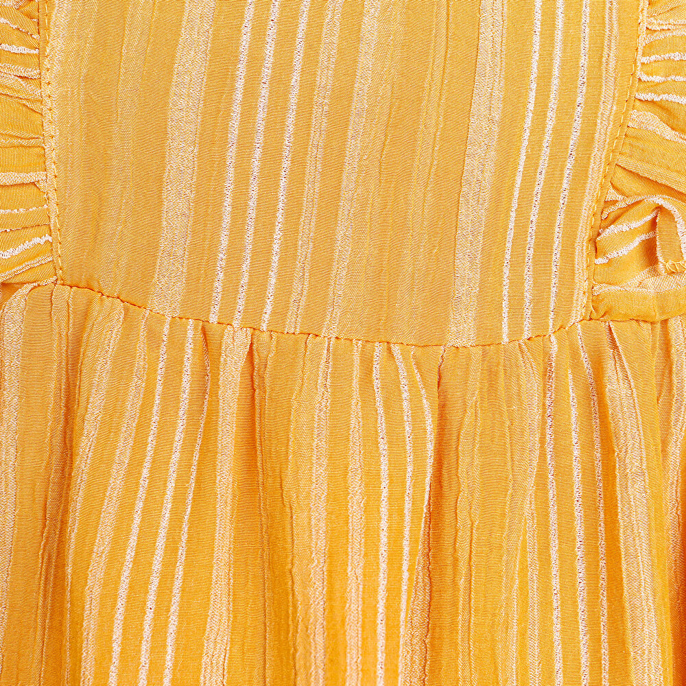 Basic Kız Bebek Fırfırlı Elbise