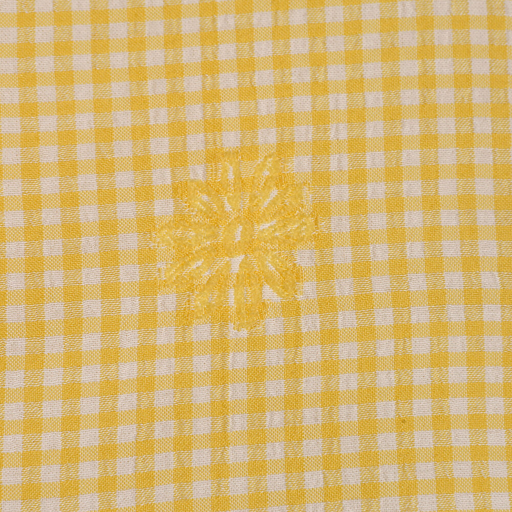 Basic Kız Bebek Sarı Fırfırlı Bluz-Tayt Takım Kız Bebek