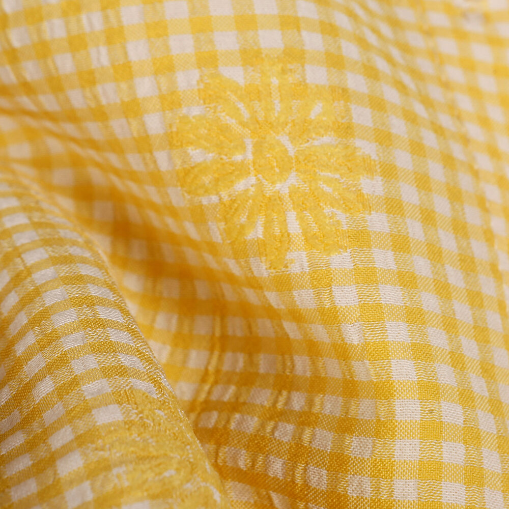 Basic Kız Bebek Sarı Fırfırlı Bluz-Tayt Takım Kız Bebek